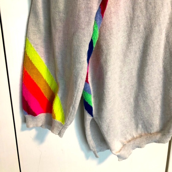 SOLD! WISPR V-neck Sweater fun neon colors - Picture 10 of 10